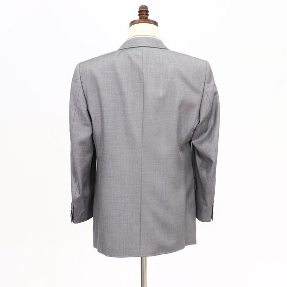 Jones New York 40R Gray Solid 3-Button Sport Coat Blazer Jacket B051 - Picture 7 of 11
